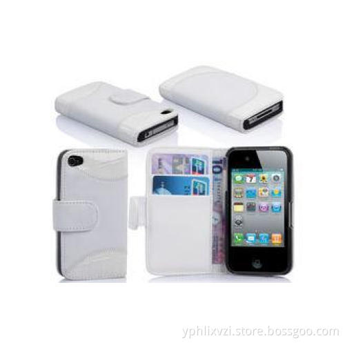 Unique Leather Iphone Wallet Case For Iphone 4 / 4s With Al